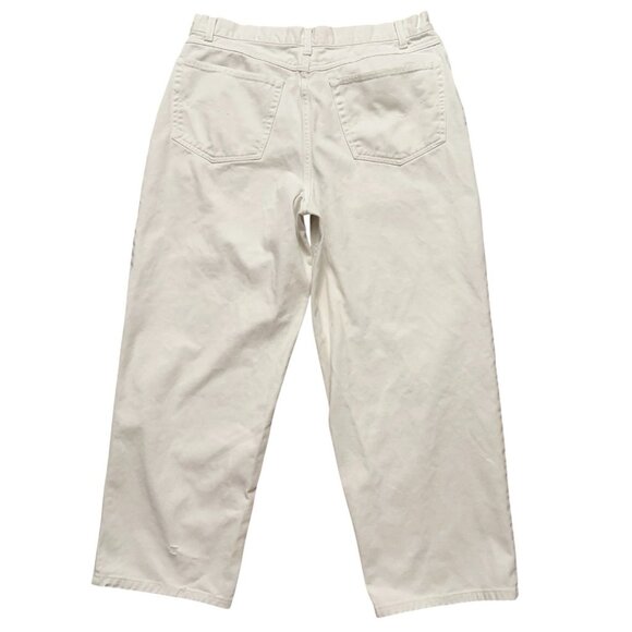 Anchor Blue Beyond Baggy Jeans Mens Size 38x30 Relaxed Fit White VTG Y2K - Picture 2 of 6